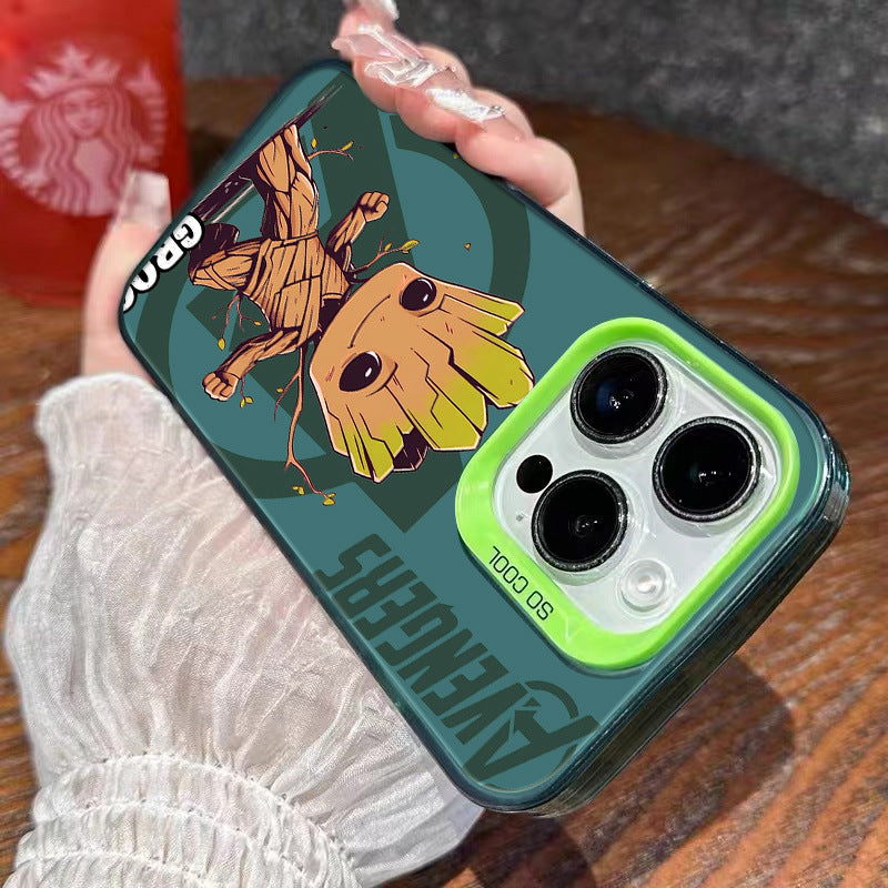 Cartoon iPhone 15 Case - Marvel Spiderman Design