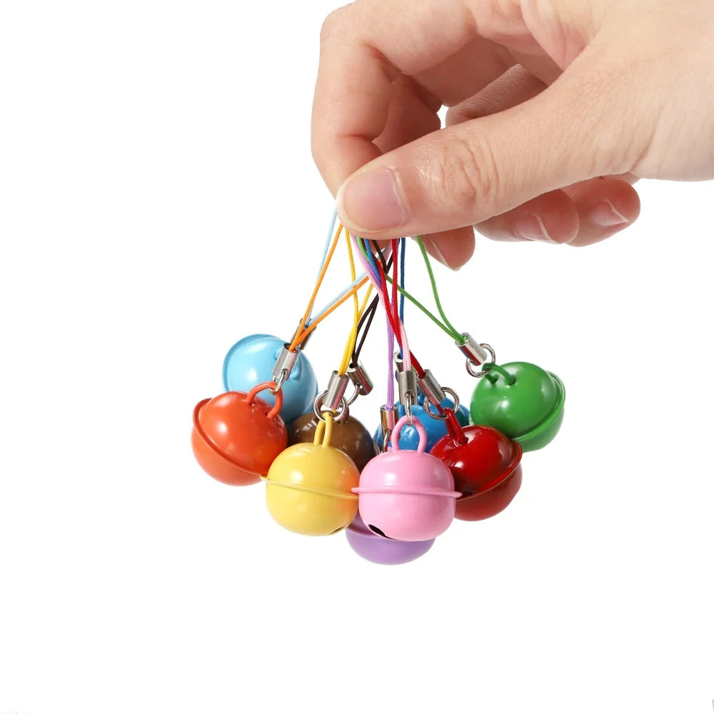 20-100Pcs Lanyard Lariat Cord Lobster Clasp Rope Christmas Bell Keychain Hooks Mobile phone Strap Charm Keyring Bag Accessories