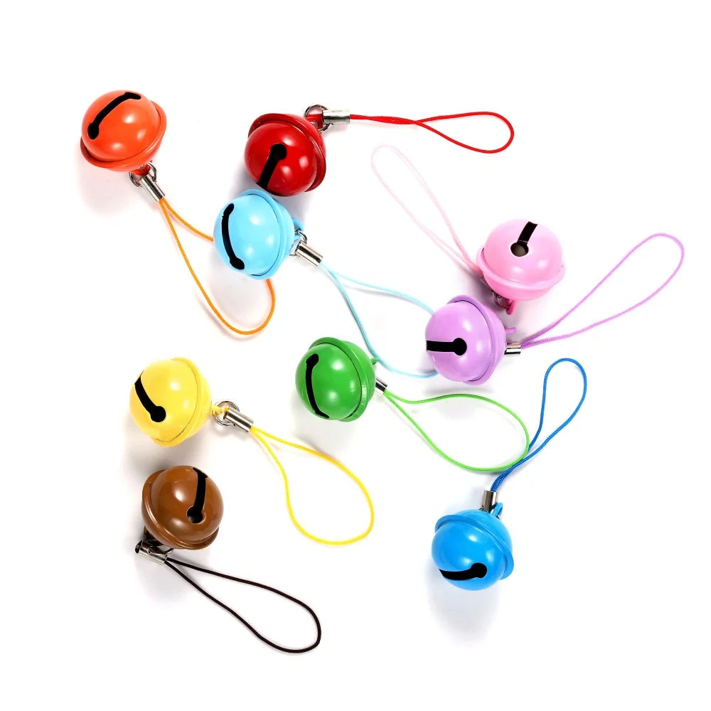 20-100Pcs Lanyard Lariat Cord Lobster Clasp Rope Christmas Bell Keychain Hooks Mobile phone Strap Charm Keyring Bag Accessories