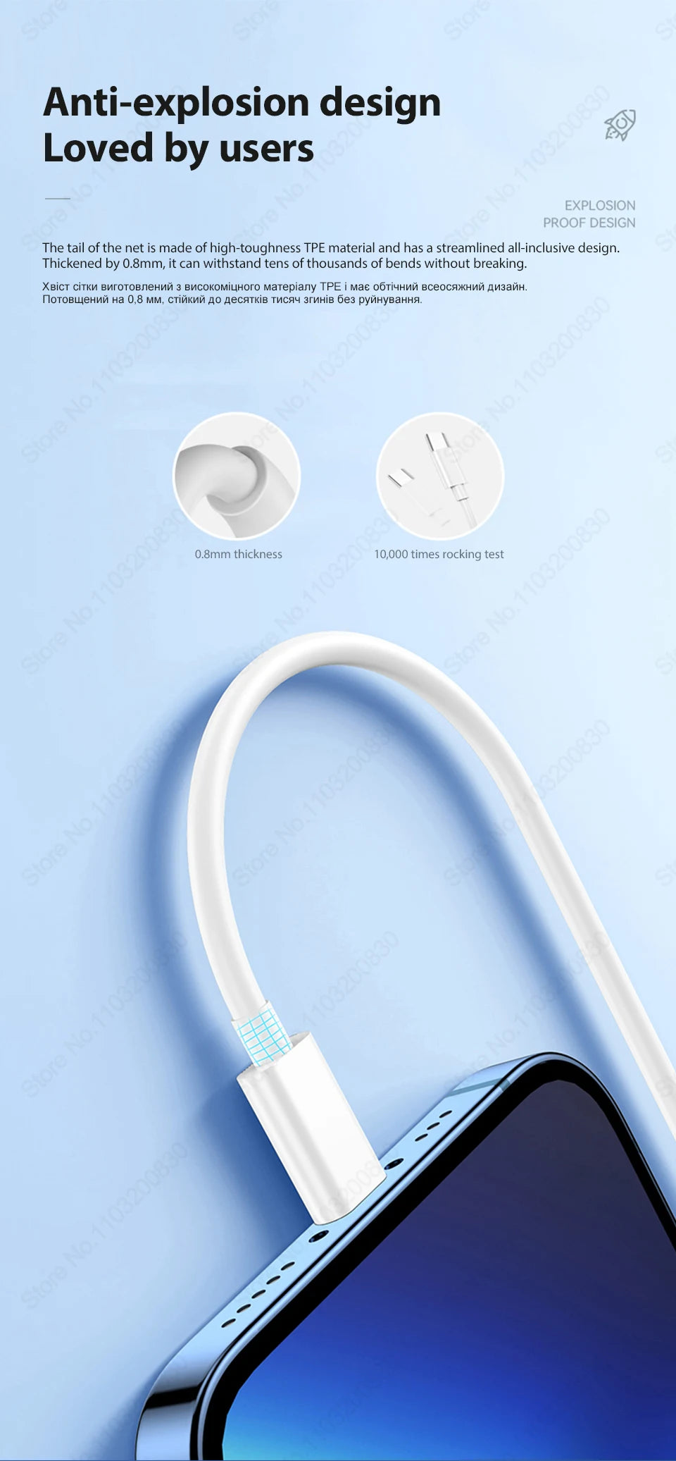 30W Fast Charging USB C Cable For iPhone 14 13 12 11 Pro Max Data Line 8 7 6 Plus XS X XR SE2020 Quick Charge Phone Accessories