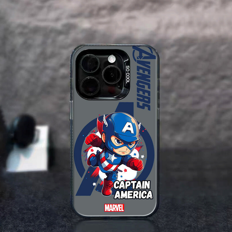 Cartoon iPhone 15 Case - Marvel Spiderman Design