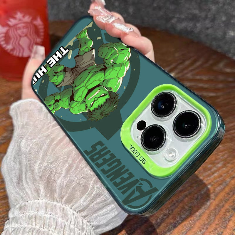 Cartoon iPhone 15 Case - Marvel Spiderman Design